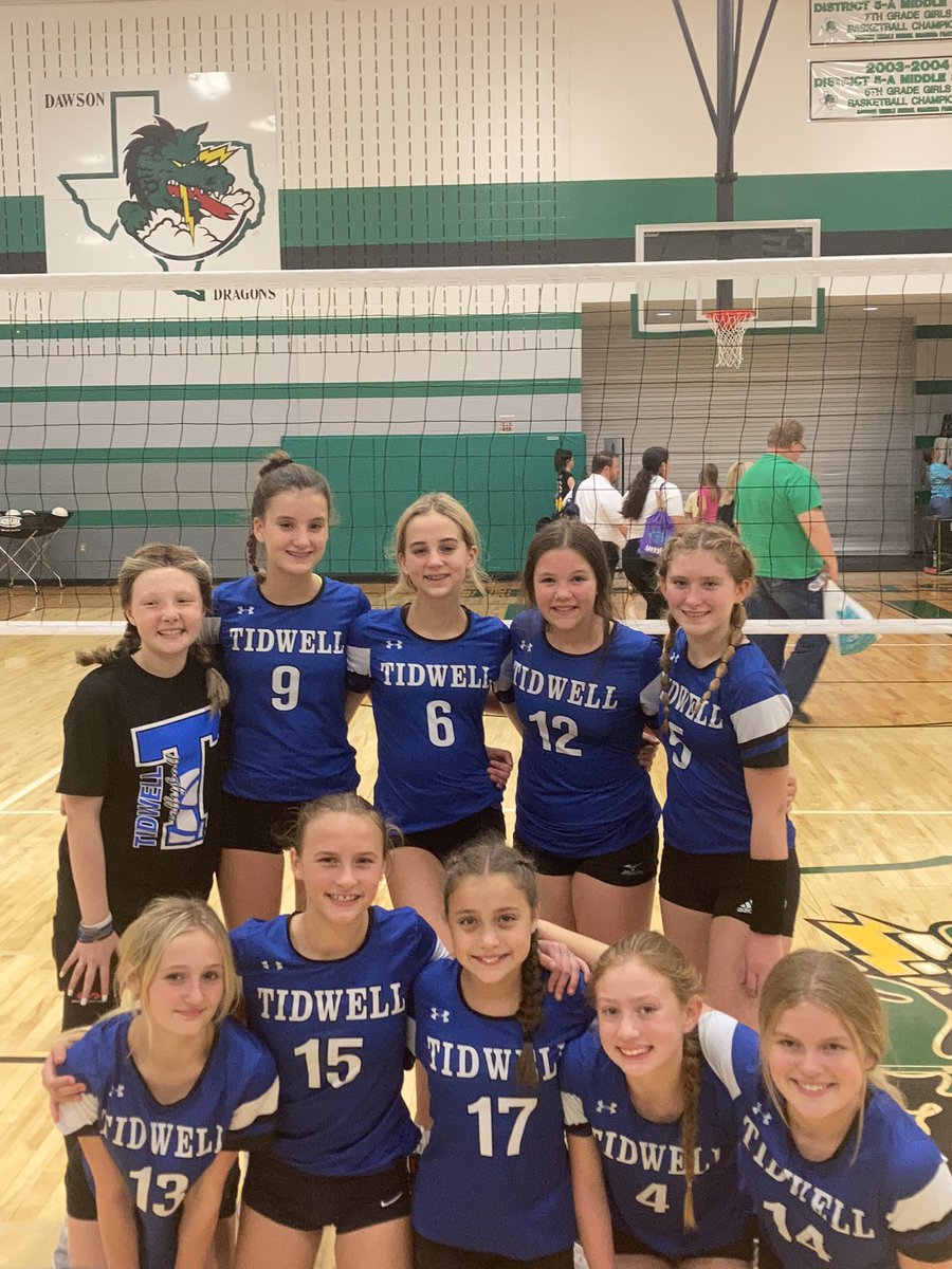 Lady Titans played some great volleyball tonight!  7A with the WIN over Dawson. All of our teams fought hard tonight. Proud of our girls! <a href="/NISDAthletics/">NISD Athletics</a> <a href="/Tidwell_MS/">John Tidwell M.S.</a> <a href="/BNHSVBall/">Byron Nelson HS VBall</a>