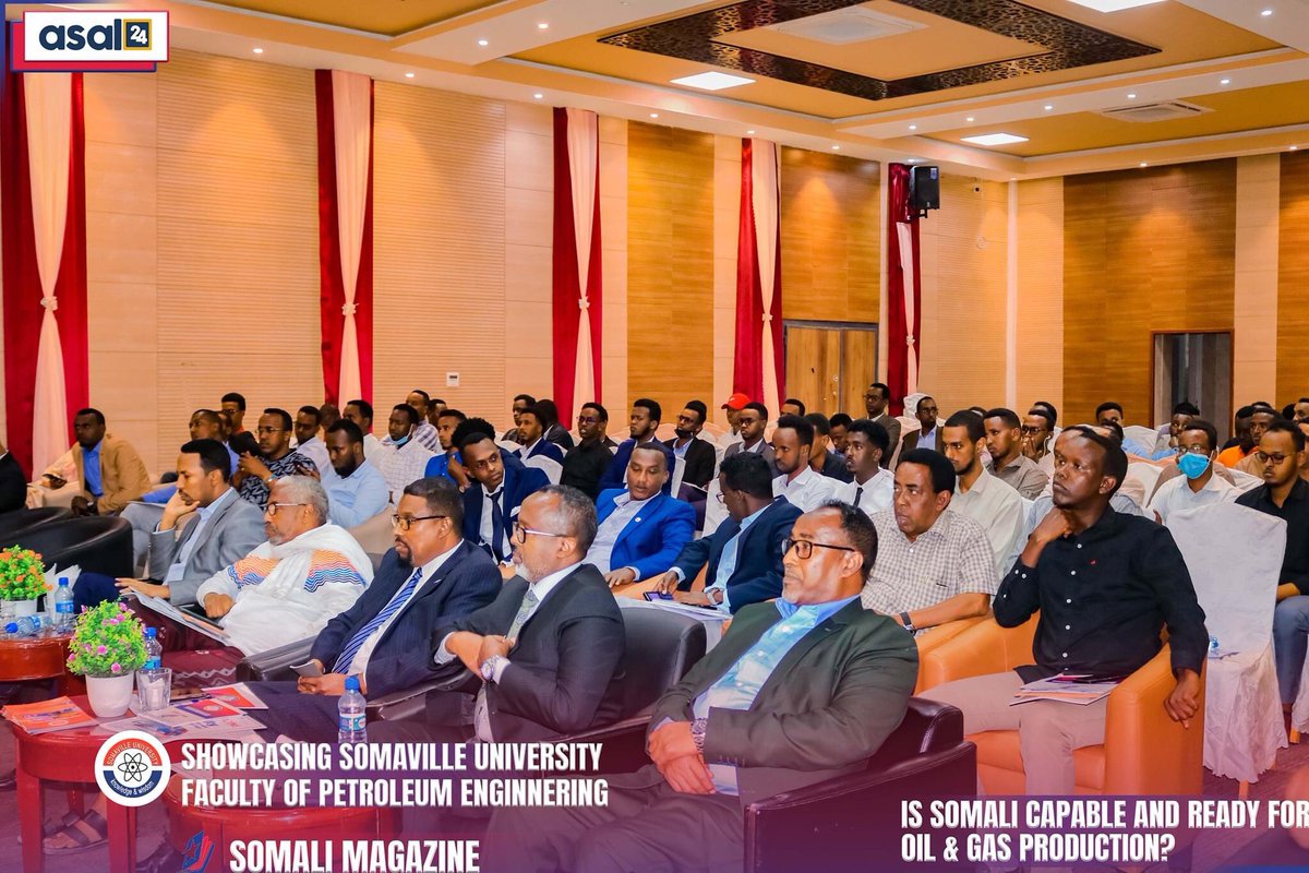 Sommagazine1's tweet photo. The beneficiaries of the first Somali magazine platform was somaville University’s faculty of petroleum engineering showcasing the development and Significance of the faculty to the Nation.
#SomavilleUniversity #Somalimagazine https://t.co/oKgUsk1ah6