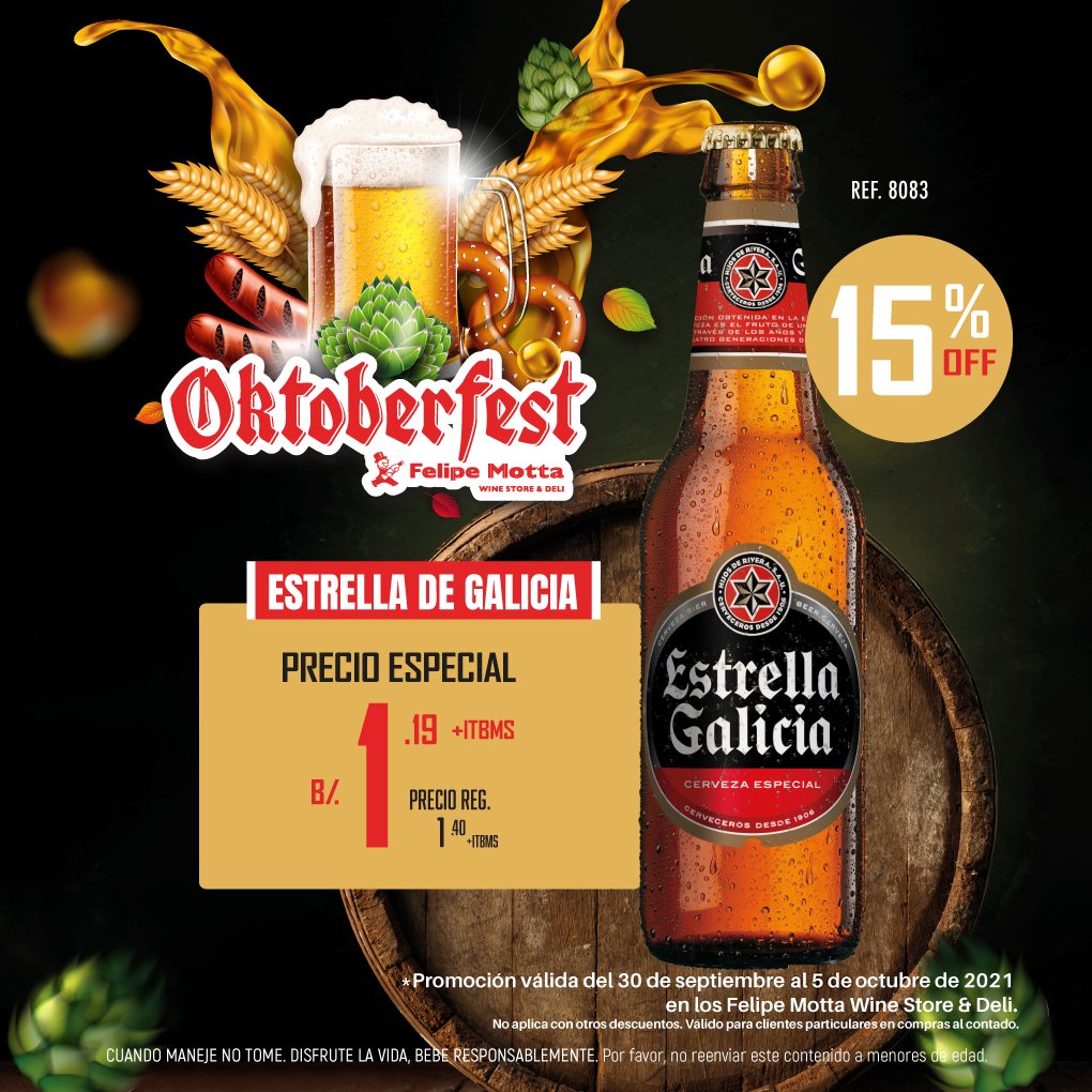 FMWineStore's tweet photo. ¡Celebremos la fiesta más grande de la #cerveza! 🍻💥
Promociones desde el 10% en cervezas seleccionadas.

*Disponibilidad y surtido puede variar por sucursal.
#oktoberfest #felipemotta https://t.co/JjgKQj68o4