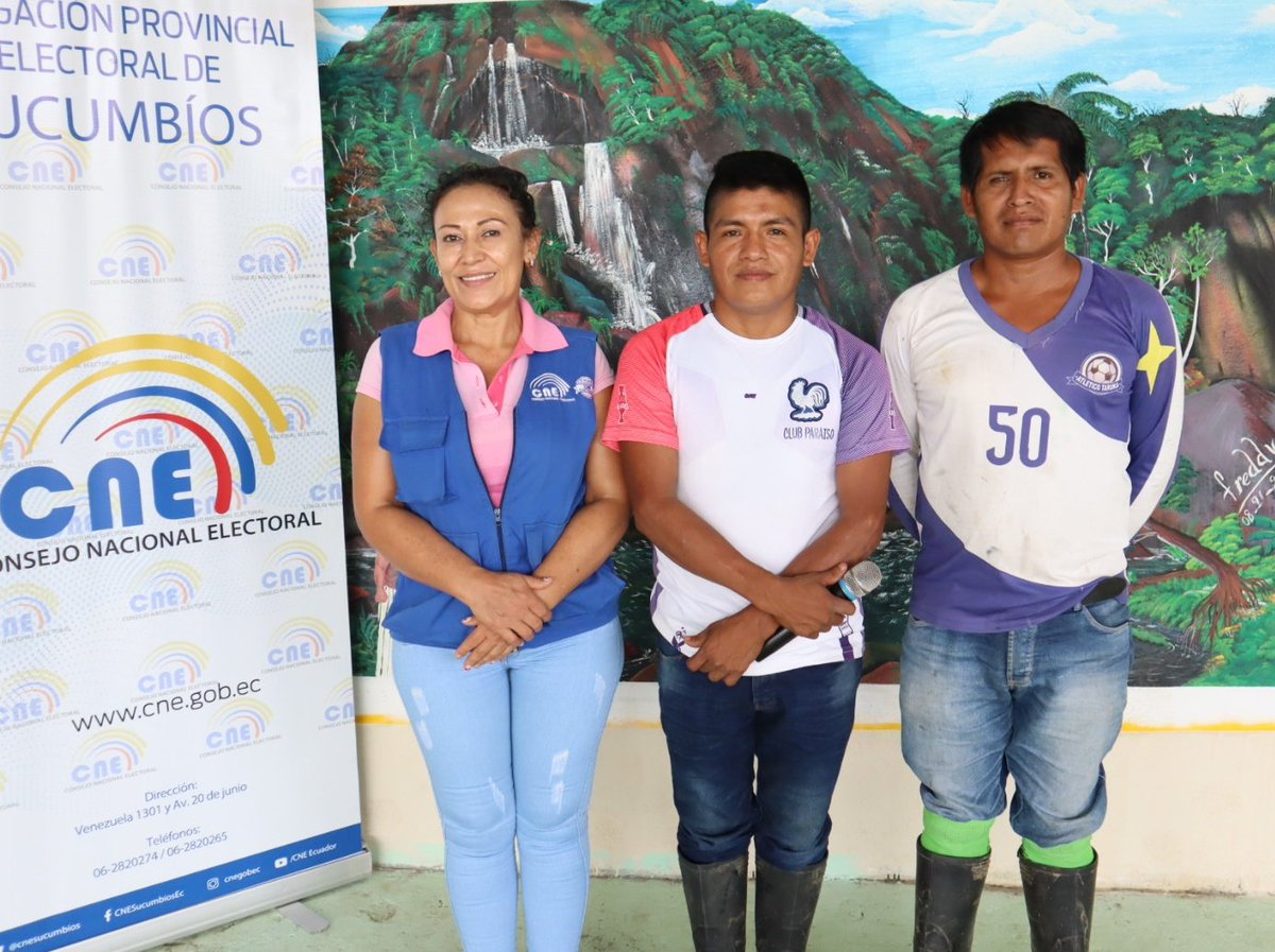 cnesucumbios's tweet photo. #CNEInforma | Con el objetivo de acercar nuestros servicios a territorio, esta mañana visitamos la comuna #Taruka del cantón #Cascales, donde los ciudadanos del sector accedieron al cambio de domicilio electoral. https://t.co/36aLF7PrD8