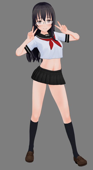 超ミニスカートのtwitterイラスト検索結果