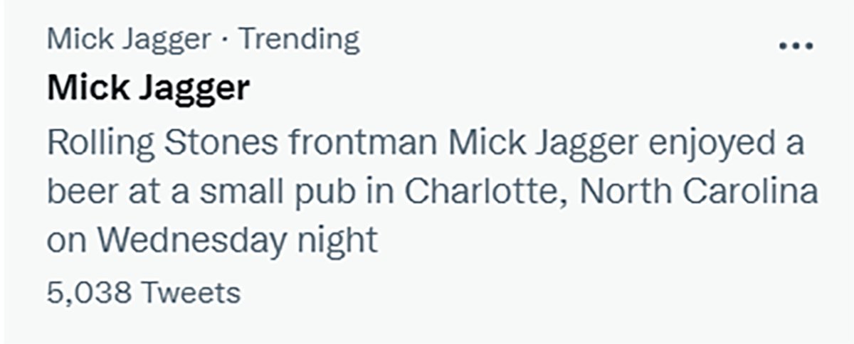 I also took two shits today if you want to put that on the trending tab