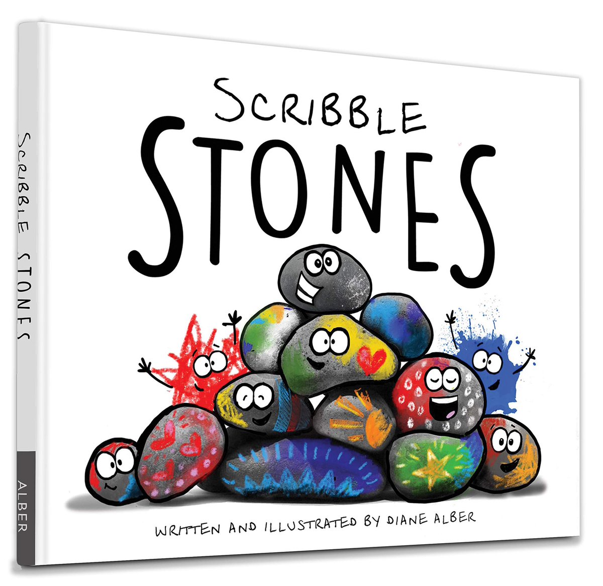 MrsFultonBA's tweet photo. We loved reading Scribble Stones by Diane Alber @imnotascribble! We brainstormed ways we can spread scribble stones in our school, community, and world! The biggest surprise was when a 3F friend made scribble stones for our whole class! My heart is so full! 🧡 #dg58pride #3Frocks https://t.co/QmpKasyXXS