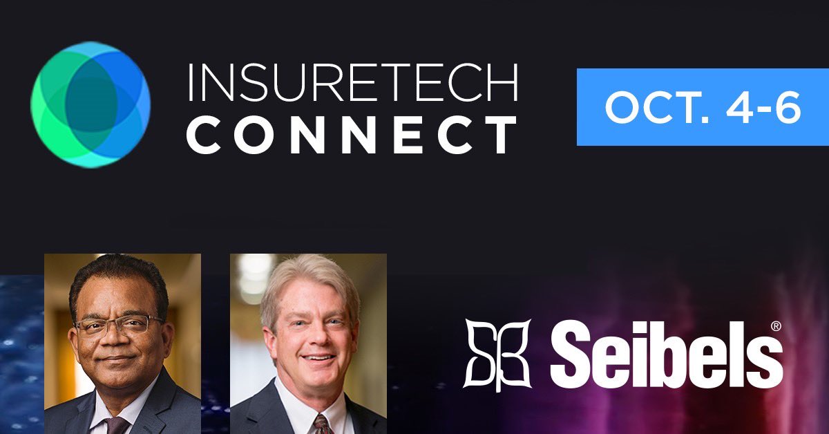 SeibelsITS's tweet photo. Are you headed to InsureTech Connect in Las Vegas next week? Meet Seibels CIO Rao Tadepalli and Senior Sales Executive David Pfeifer at #ITC2021. #insurance #insuretech #insurtechnow https://t.co/1gYj1Hfrxy