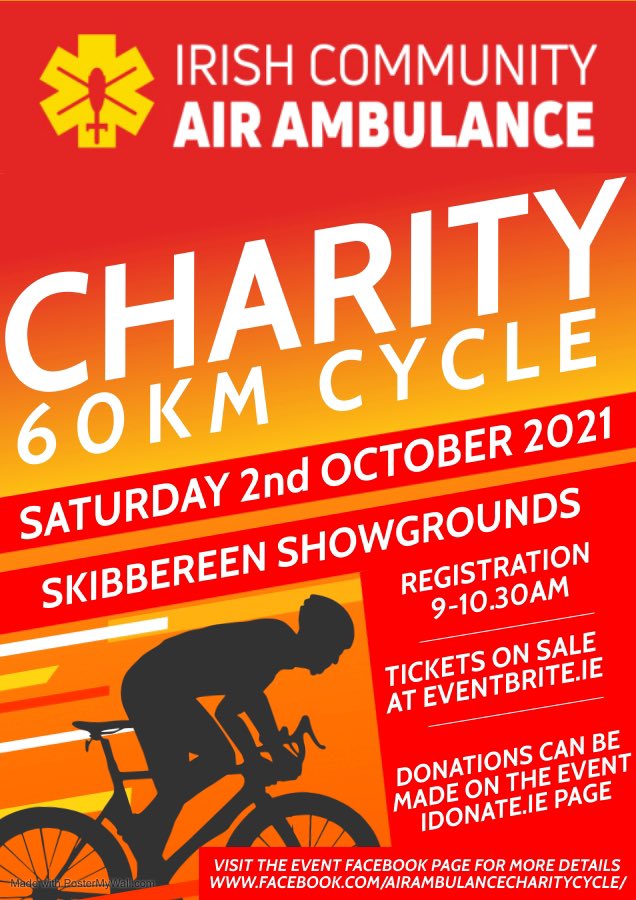 Two days to go until the big event! Limited amount of tickets available at: 
eventbrite.ie/e/air-ambulanc…