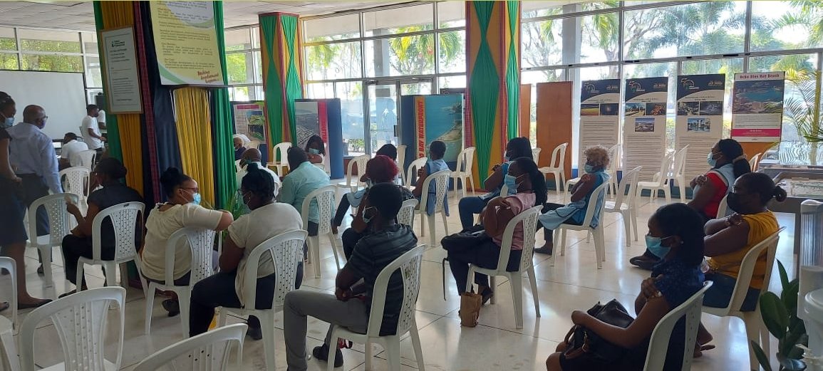 HeatherPinnock's tweet image. Big up Team @UDCJamaica for hosting a @themohwgovjm COVID-19 vaccination site in downtown Kingston  today! I saw hundreds of staff, tenants and associates getting immunised! #EveryVaxCounts #VaccinateJA