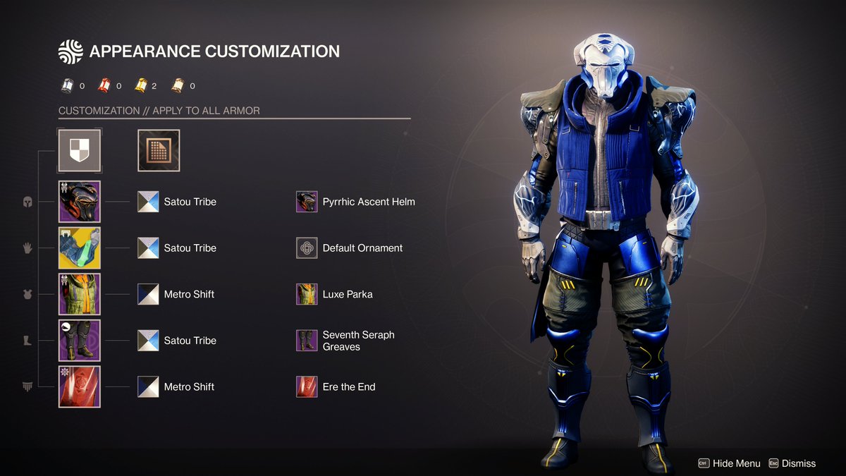 _dankod's tweet photo. My blue butterfly @DestinyTheGame #ThreadsOfLight https://t.co/8YvHkzXwYr