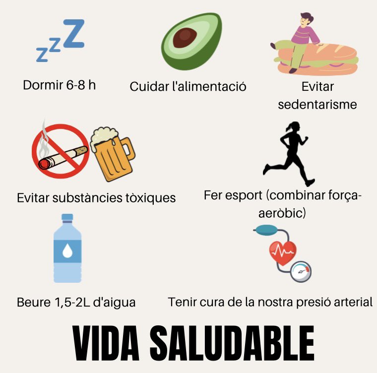 efisalut's tweet photo. Hi ha 🔟 models pedagògics que com a mestres podem utilitzar per impartir l’assignatura, però ens centrarem en el Model d’Educació per a la Salut. Relacionat amb això, vos deixam un pòster amb tips per tenir una vida saludable. #22121_uib @EFsaludable_UIB https://t.co/8lDcsbNEKN