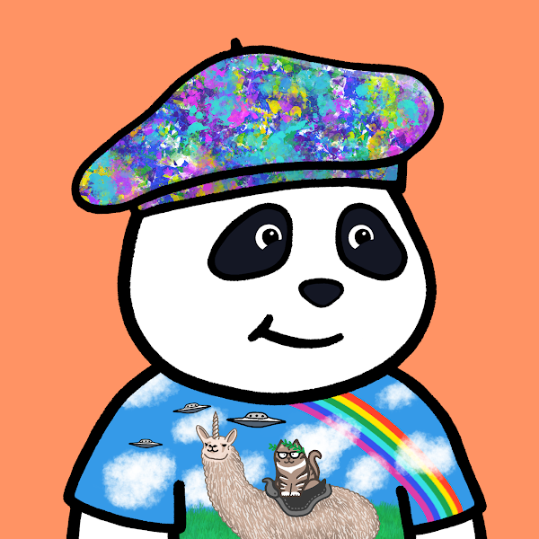 MarginGraphics's tweet photo. @PandamoniumWLD #TheRealPandas #NFTs Love the art! Is this a rare shirt? https://t.co/8ZDoM4Oswi