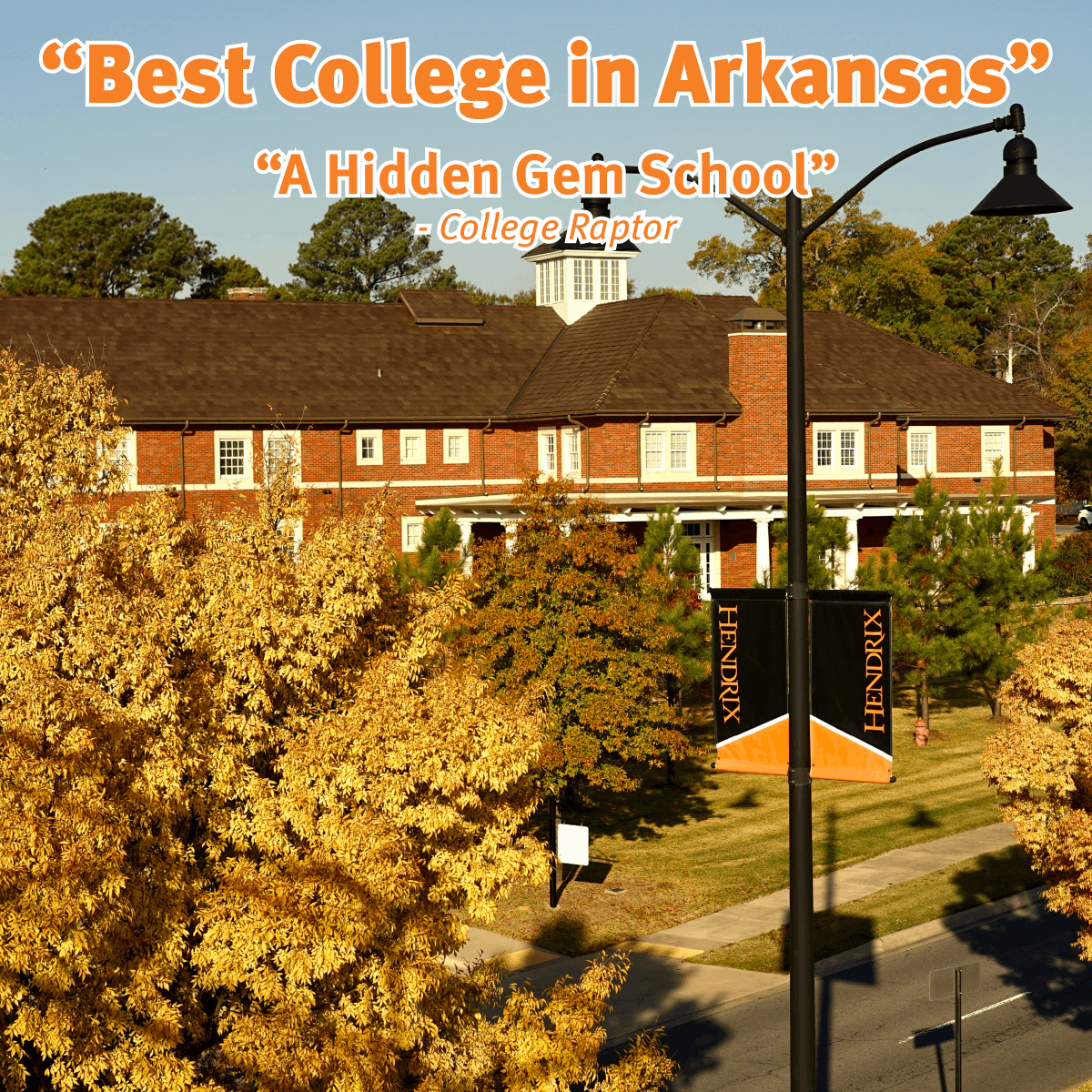 Hendrix College is ranked #1 in Arkansas by College Raptor and represents Arkansas on the Hidden Gem Colleges in the U.S. list!   
Go Warriors!