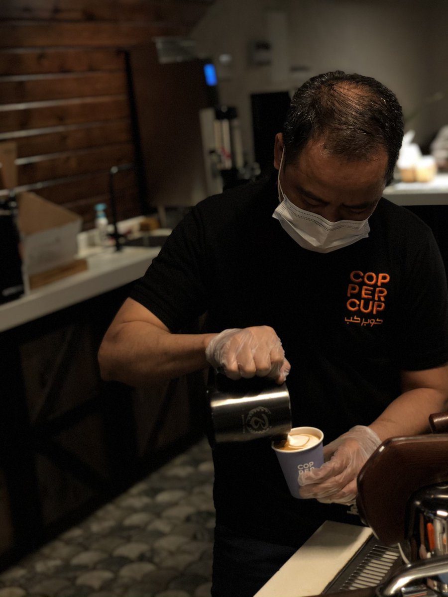 Az_def7's tweet image. بمناسبة  #اليوم_العالمي_للقهوه
يفوز بافضل ارت شفته من كوبر كب  @CoppercupSa 😍😍😍