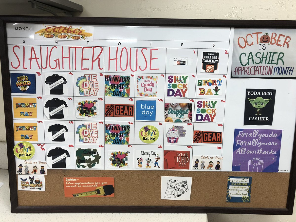 Lynda Mitchell (@lyndamitchell22) on Twitter photo Cashier Appreciation Month kicks off tomorrow and Store 6563 is ready to go!!! We are Looking forward to recognizing and celebrating all our amazing cashiers!! @tgtguerrero12 <a href="/ericbernal01/">Eric Bernal</a> <a href="/jessabrooksTHD/">JessaBrooksTHD</a> <a href="/Vanessahd6563/">Vanessa King</a> <a href="/soniavrodriguez/">Sonia Rodriguez</a> #slaughterstrong #CAM2021 Cashier Appreciation Month kicks off tomorrow and Store 6563 is ready to go!!! We are Looking forward to recognizing and celebrating all our amazing cashiers!! @tgtguerrero12 <a href="/ericbernal01/">Eric Bernal</a> <a href="/jessabrooksTHD/">JessaBrooksTHD</a> <a href="/Vanessahd6563/">Vanessa King</a> <a href="/soniavrodriguez/">Sonia Rodriguez</a> #slaughterstrong #CAM2021
