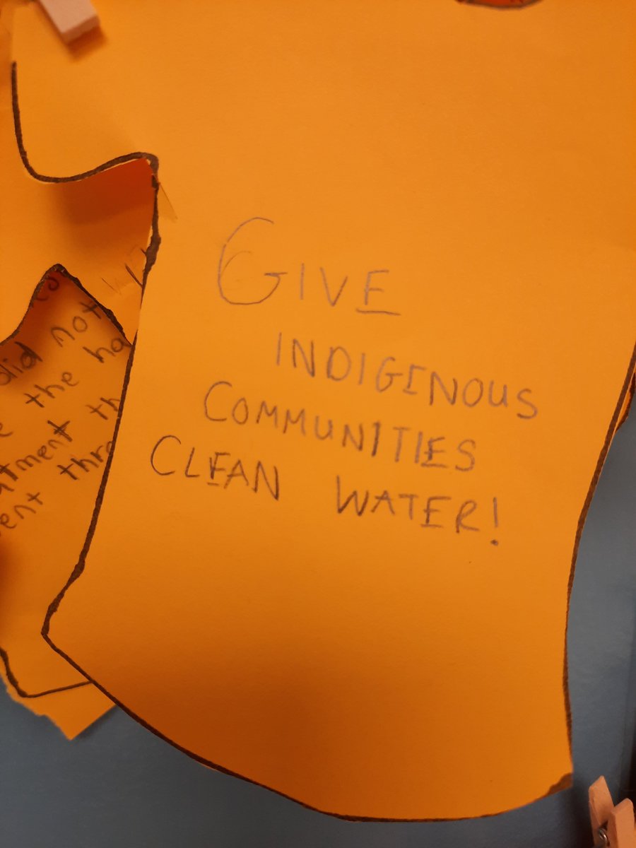 MarshallSaidIt's tweet photo. People are quick to dismiss that which they misunderstand.

But such an outpouring of empathy from students is the mark of good, caring people

Thanks @MercyYulien for organizing 

#truthandreconciliation #everychildmatters @UIEC_Tdsb 

2/2 https://t.co/dyStfj3Nrr