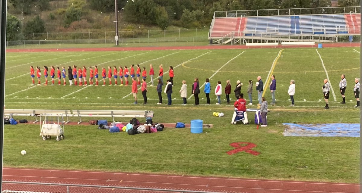 MascoSamantha's tweet photo. This is what Carbondale Area is all about! Great turnout of for tonightโs #RedCardCancer event between the Chargerettes and Lady Foresters. Thank you to everyone for their support in surpassing our goal of $500 to @AmericanCancer! https://t.co/aorBZGDaNK