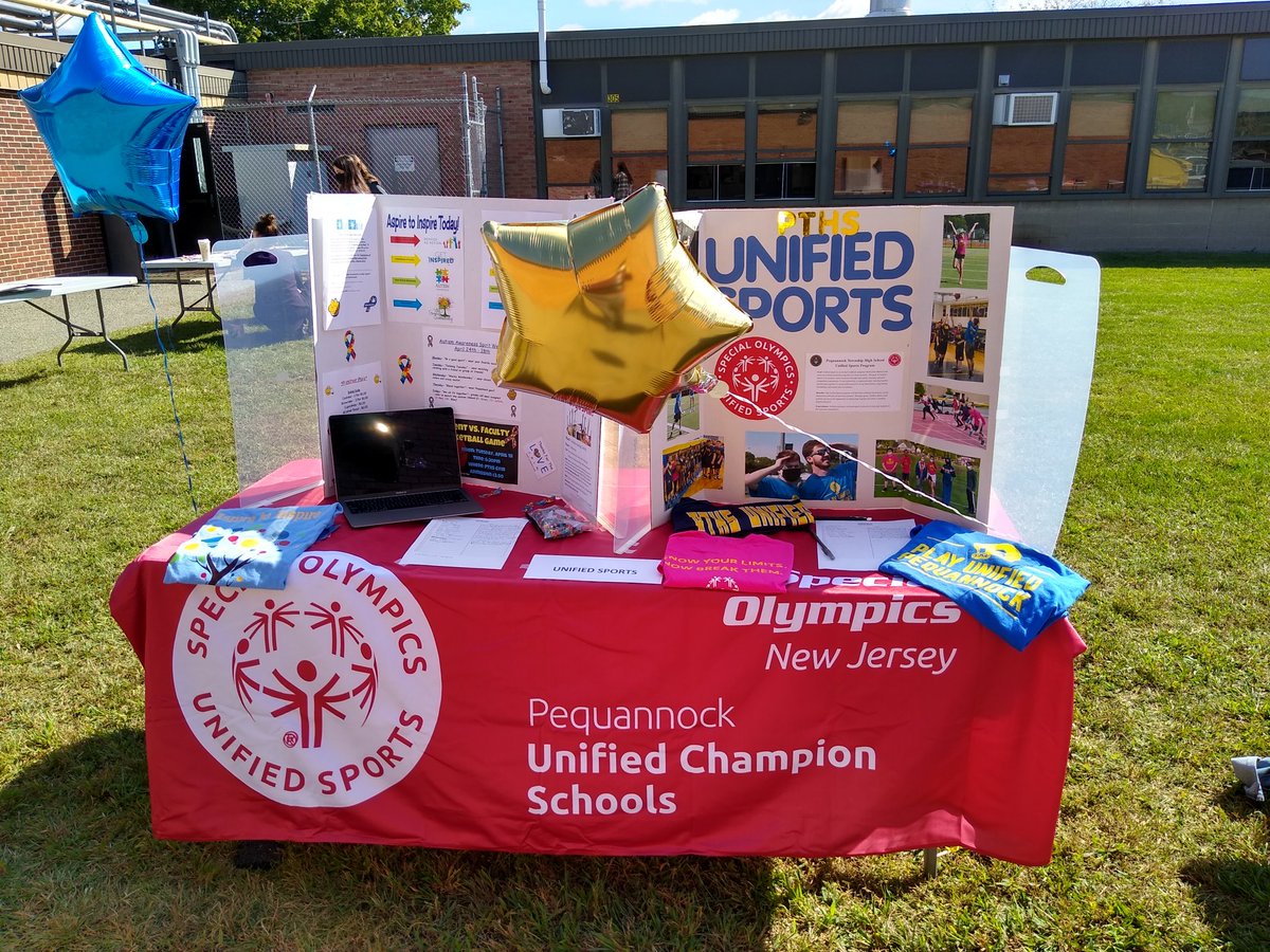 Great turnout for Unified Sports and our partner clubs at the student activities fair! Thanks to all members who assisted and looking forward to a very active and inclusive school year! <a href="/pthsnation/">Pequannock Township High School</a> <a href="/AthleticsPTHS/">PTHS Athletics</a> @RichHayzler <a href="/BrianSilipena/">Brian Silipena</a> <a href="/PTHSYearbook_/">PTHSYearbook</a> <a href="/_pantherpress/">1</a>