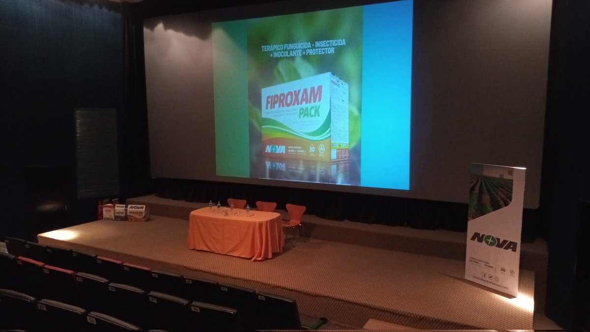 David3Felipe's tweet photo. Por comenzar el Lanzamiento de #FiproxamPack en San Jorge 📽️📢📣
...
El único producto del mercado con 6 activos en una única formulación; acompañado de la mejor tecnología en inoculantes #BIONova @LaboratNOVA https://t.co/Ux9R2YPcQA