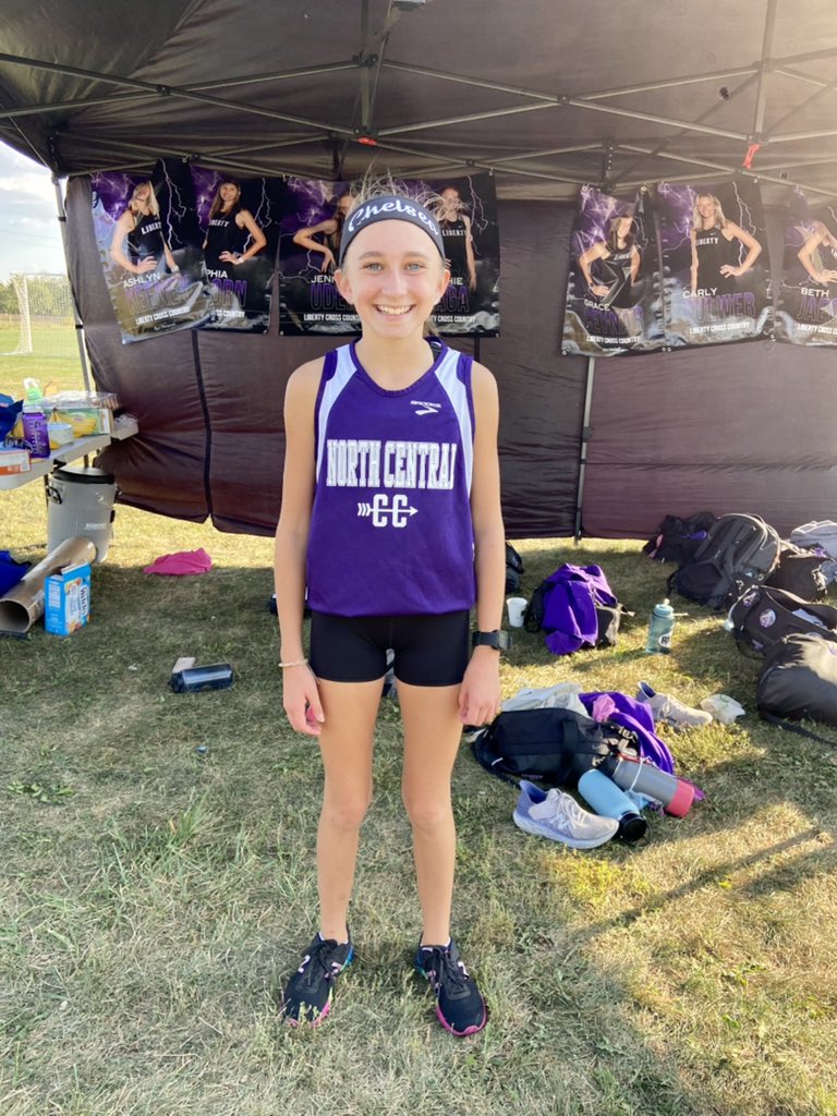 Chelsea Vedepo FTW in the 7/8 girls race today in Iowa City! 🥇