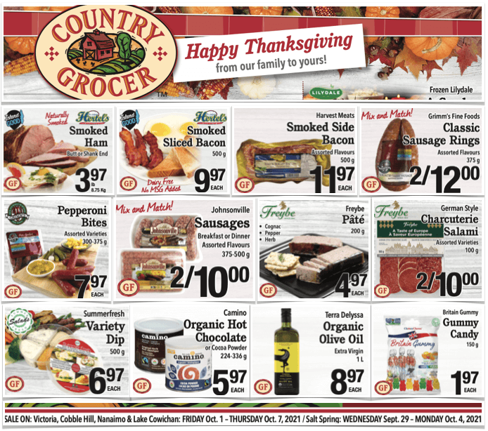 TheCeliacScene's tweet photo. Make the most of these sales on gluten-free meats @CountryGrocer See https://t.co/qpJF0MXpKA @GrimmsFoods #glutenfree #lactosefree #soyfree #noaddedmsg #bcbrand #bacon #ham #sausage #pepperoni #celiac #groceries #yyj #safeshopping #islandowned #managerspecials #thanksgiving https://t.co/Rczv1H5bil