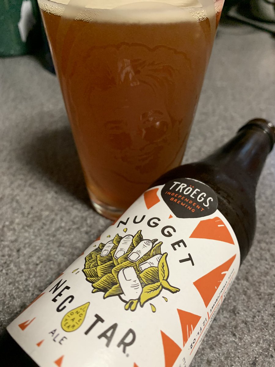 Essau1969's tweet image. Last #NuggetNectar @TroegsBeer #Beeroclock on #ThirstyThursday #Beer #BeerMe Drink it up! Cheers