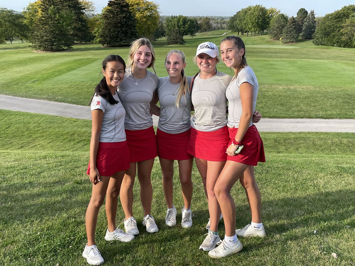 HomesteadGG's tweet photo. Such a fun finish at the Homestead Regional today where @SpartanGrlsGolf beat Cedarburg on the first playoff hole to win the Regional! Very proud of our girls who were just 3 shots off of 1st. Good luck Monday to all teams and individuals advancing to sectionals! https://t.co/pburP00p5z