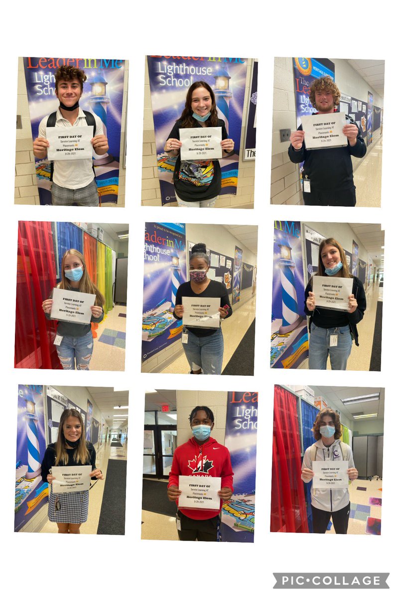 pickservicelea1's tweet photo. @HeritagePLSD is our JAM! Happy first day of placements to these awesome students from @PHSC_Tigers https://t.co/0l7F9GYtzm