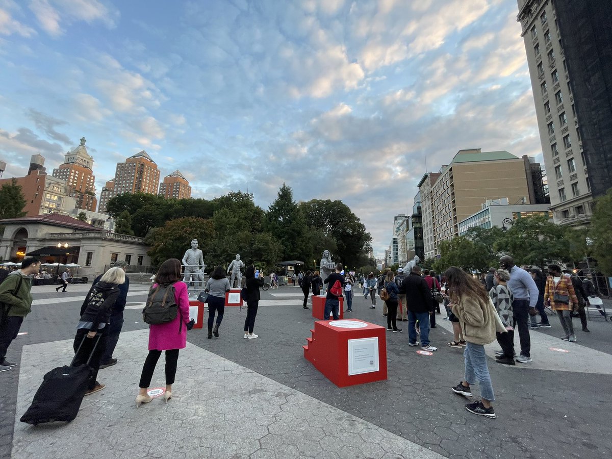 IAYProtector's tweet image. The stories we are hearing, the love and respect we are hearing is beautiful Hashtags: 
-
-
-
-
-

#ProtectorMonuments #ReclaimThePedestal #ReimaginingMonuments #IamYourProtector #Protectors #ProtectorStories #PublicStreetArt #StreetArt #NYCStreetArt #ArtActivism #JoeReginella