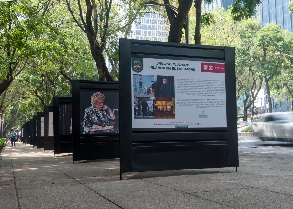 IrishEmbMexico's tweet photo. 1. Asiste a la exposición #IrelandInFrame que se encuentra frente a Paseo de la Reforma, frente a Reforma 222.
2. Tómate una foto con la exposición. https://t.co/ZOtsARA9SE