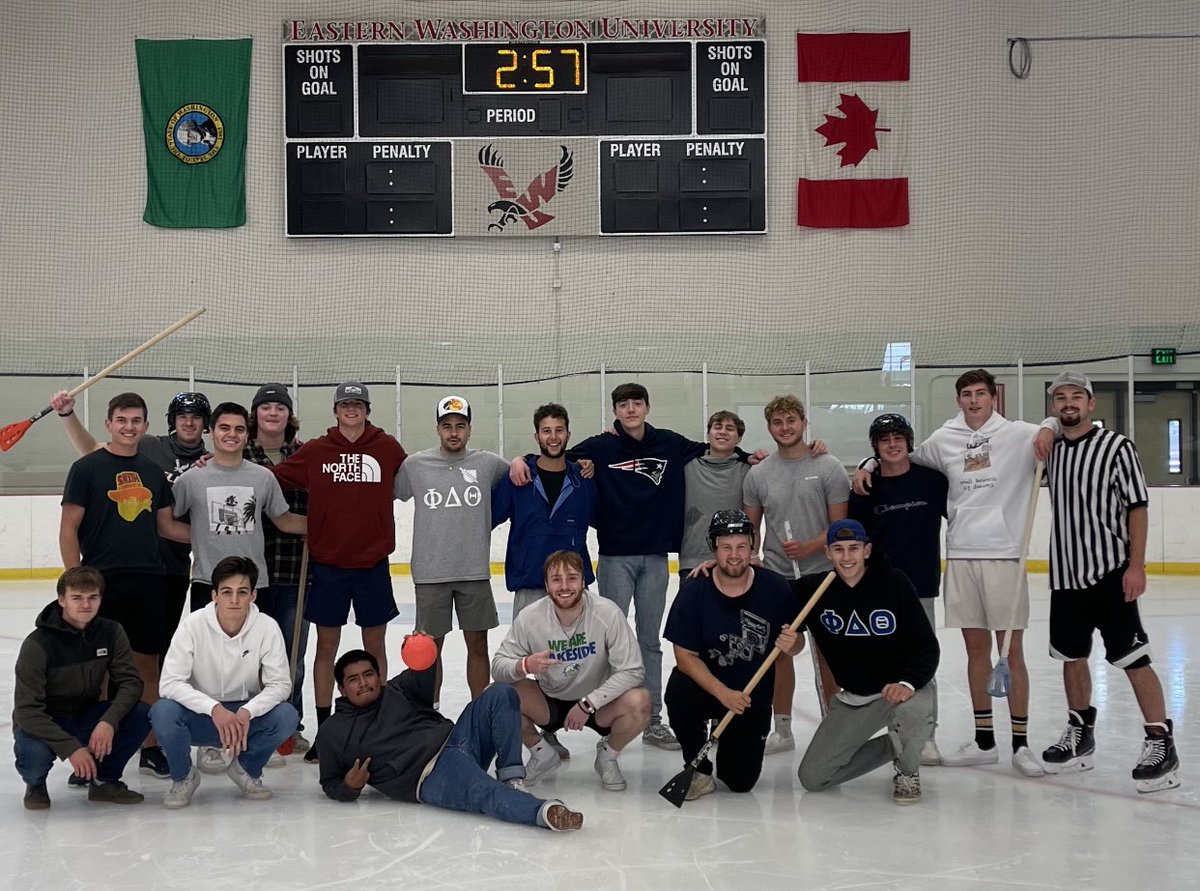 Broomball was a blast! Be sure to sign up for formal rush, next week will come fast. See you there!