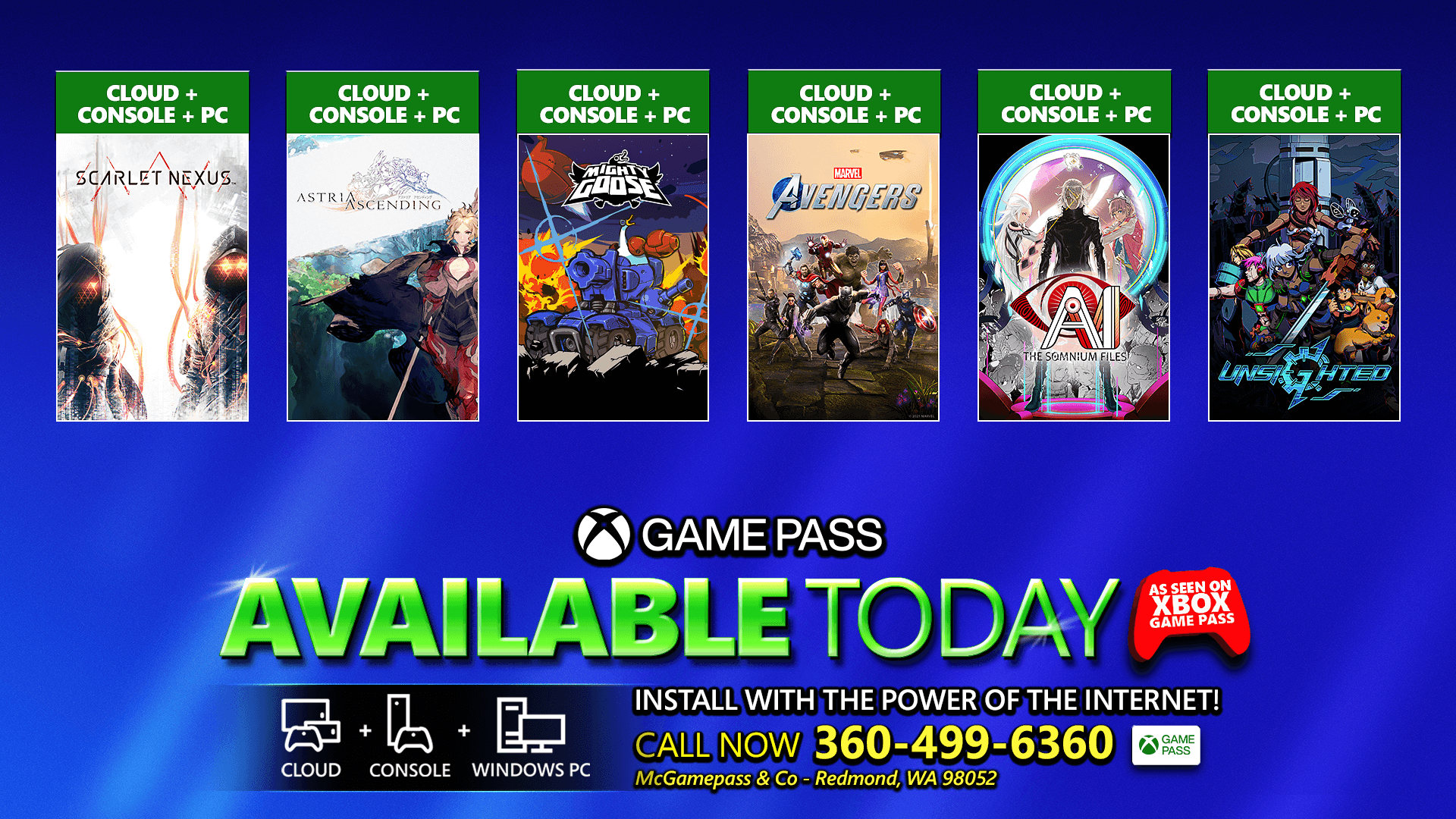 Ya disponibles Marvel's Avengers y otros 5 juegos más en Xbox Game Pass