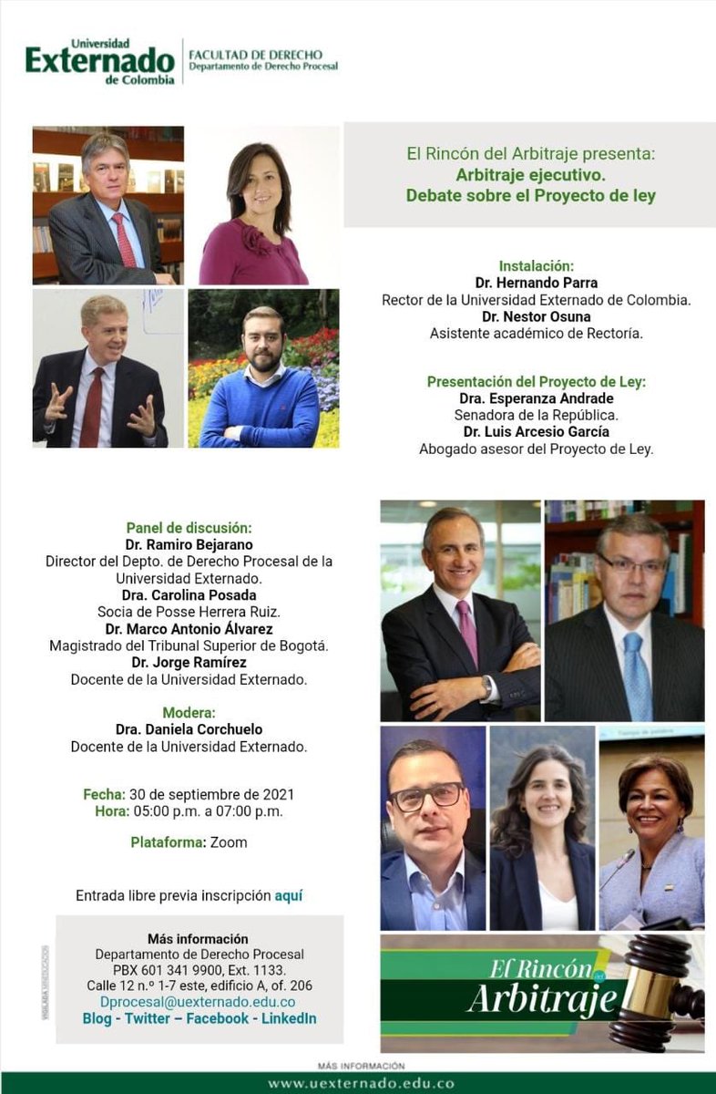 ProcesalUEC's tweet photo. #EventoUexternado #AEstaHora vía Facebook Live transmitimos nuestro debate sobre el Proyecto de Ley respecto del Arbitraje Ejecutivo 👨🏻‍⚖️👇🏼

https://t.co/uyhoEyw9nA https://t.co/JuYTI29uL3