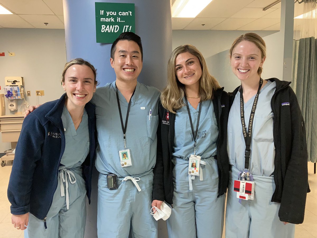 LoyolaUrology's tweet image. 💥 The September VA team had a blast this month!💥 We always have a PGY 6, 3, 2 &amp;amp; 1 on service @HinesVAH taking care of the vets 💪 
Saying 👋 bye for now to intern @TimothyHanMD who is heading back to the general surgery world tomorrow! @LoyolaSurgery - take care of our baby!