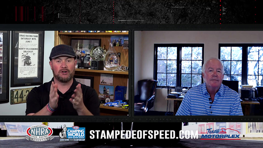 .@txmplex owner Billy Meyer chats with NHRA’s @theLohnes about next week’s #StampedeOfSpeed, a weeklong calendar of racing and social events leading up to the Texas NHRA FallNationals.

nhra.com/news/2021/texa…