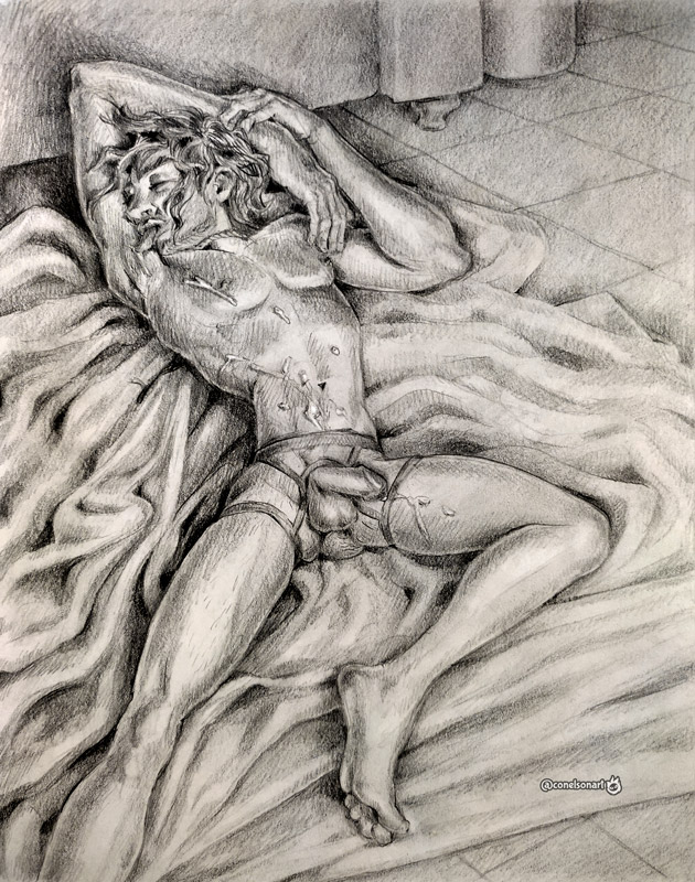 conelsonart's tweet photo. De nuevo acabo esto que apenas empezamos...
2021.

#drawing #eroticart #gayart #Pencildrawing https://t.co/qlcxCNwX37