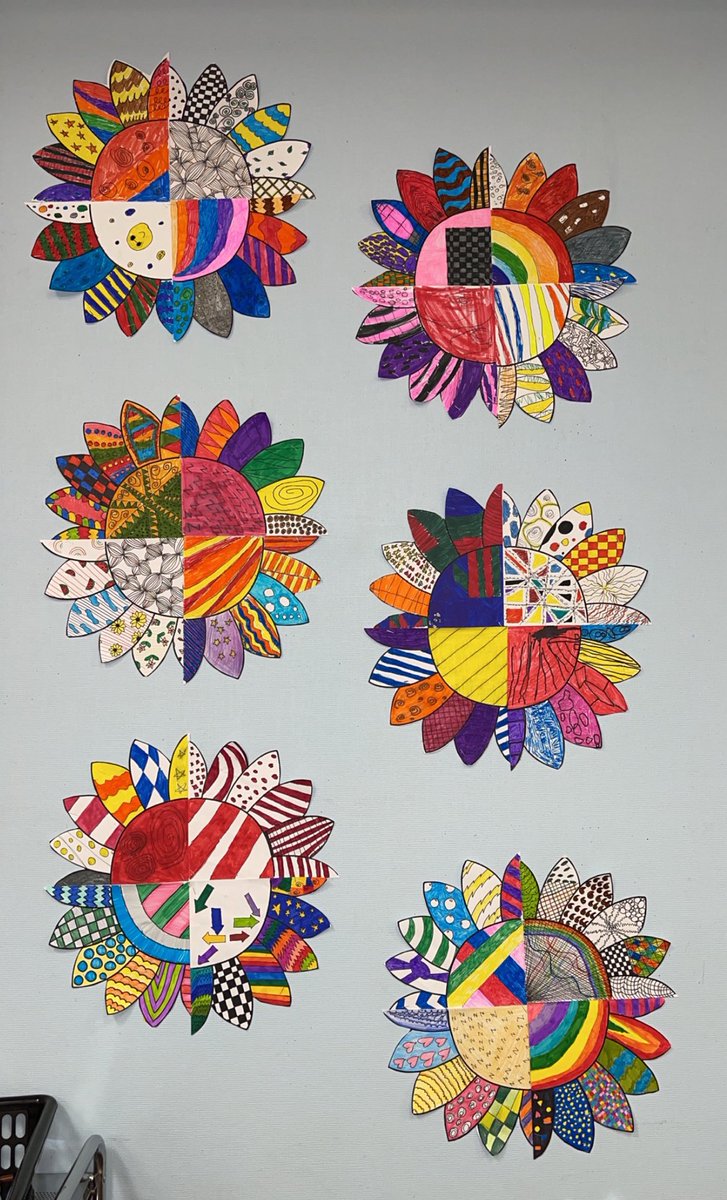 Classroom community sunflowers! I do this activity at the beginning of each year to show that everyone is part of the class family♥️🌻