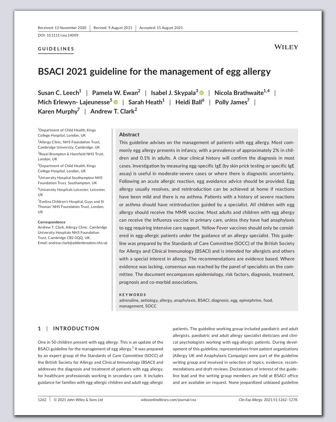 Allergy Mum UK on Twitter "Look! The new BSACI_Allergy eggallergy guidelines are very clear