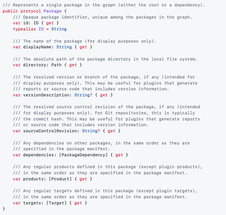 ktosopl's tweet image. New #swift proposal incoming!
Extending SwiftPM Plugins to get information about dependencies, targets etc. 
#swiftpm plugins slowly becoming more powerful, wohoo!
forums.swift.org/t/pitch-additi…