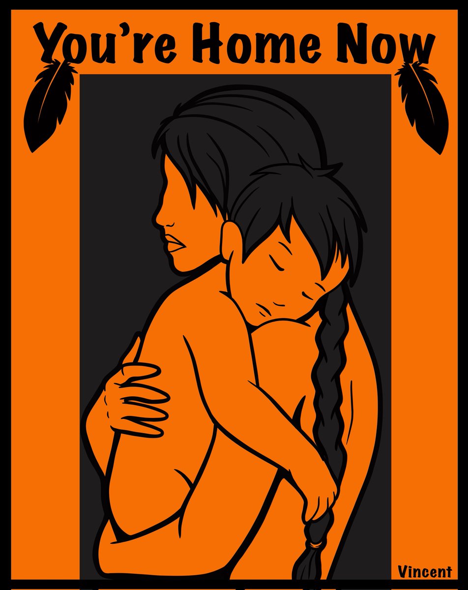 I am Lipan Apache, and it breaks my heart when I hear about the residential school children. The only comfort I find is knowing they will get to hug their mothers again. 

If you see this, consider supporting Indigenous peoples today.
#OrangeShirtDay2021 #EveryChildMatters