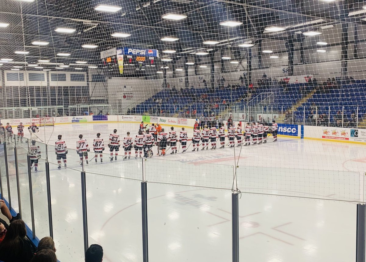 A very special ceremonial puck drop to open our 2021/22 season with Chief Andrea Paul of Pictou Landing First Nation, in recognition of the National Day for Truth and Reconciliation. #weeksnation #TruthandReconciliationDay #OrangeShirtDay