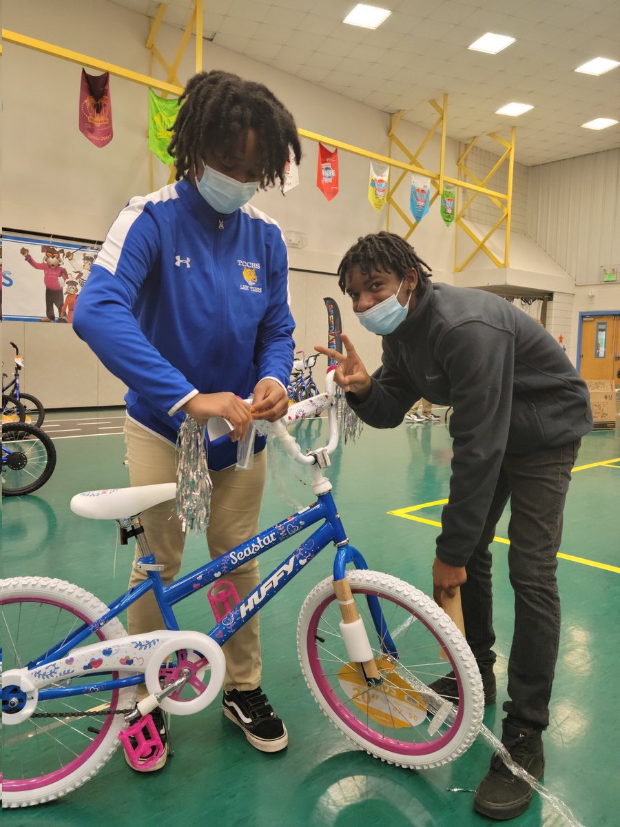 Building Construction students helped build over 100 bicycles for 3 grade students at Lincoln Elementary School! Skills USA members also traveled to TSS today to help with Speediatrics events. Thank you Mrs. Jones for allowing us the be apart of this great program!