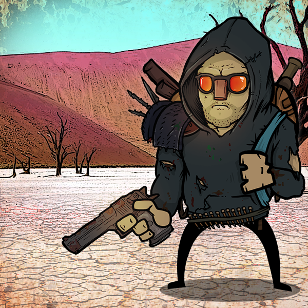 NftWasteland's tweet photo. This is Becker, the most Woke, Empty House Billionaire Advice guy.  He can now add Apocalypse survivor as he is added in our line up of #wastelandwarriors in our upcoming #NFT series.  @ZssBecker You look pretty good rugged... #upcomingNFT https://t.co/qIl9uwLN0n