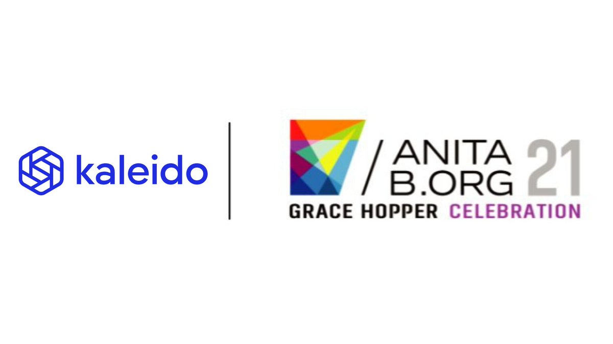 Kaleido_io's tweet photo. Celebrating women in tech! Proud to host sessions on @Hyperledger FireFly and to mentor hackathon participants virtually tomorrow at Grace Hopper. https://t.co/9T6OP7U9cB https://t.co/HWJaK1fFsI