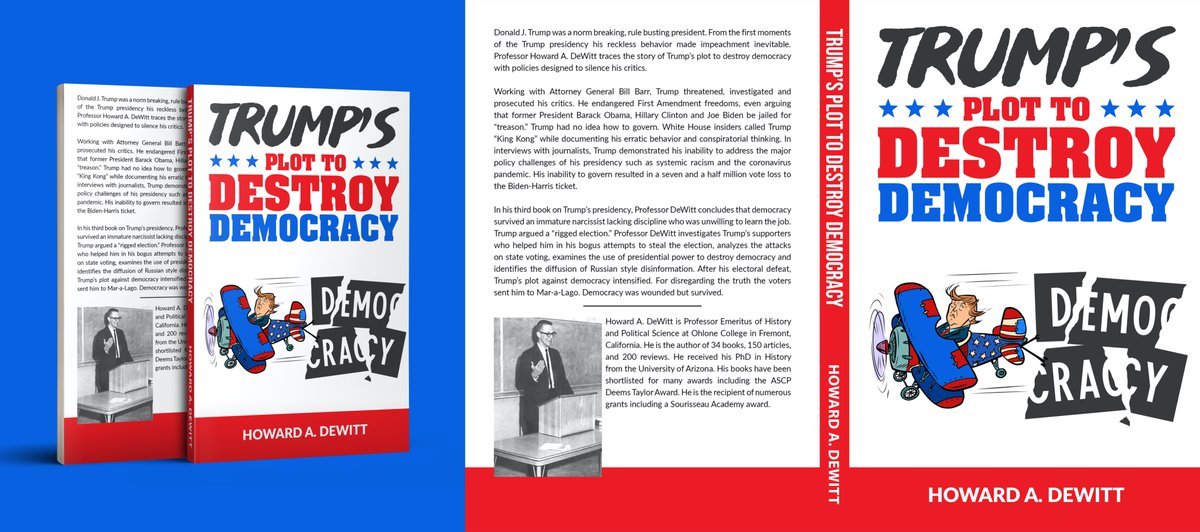 My new book Trump's Plot To Destroy Democracy is two weeks away. It will be on Amazon.