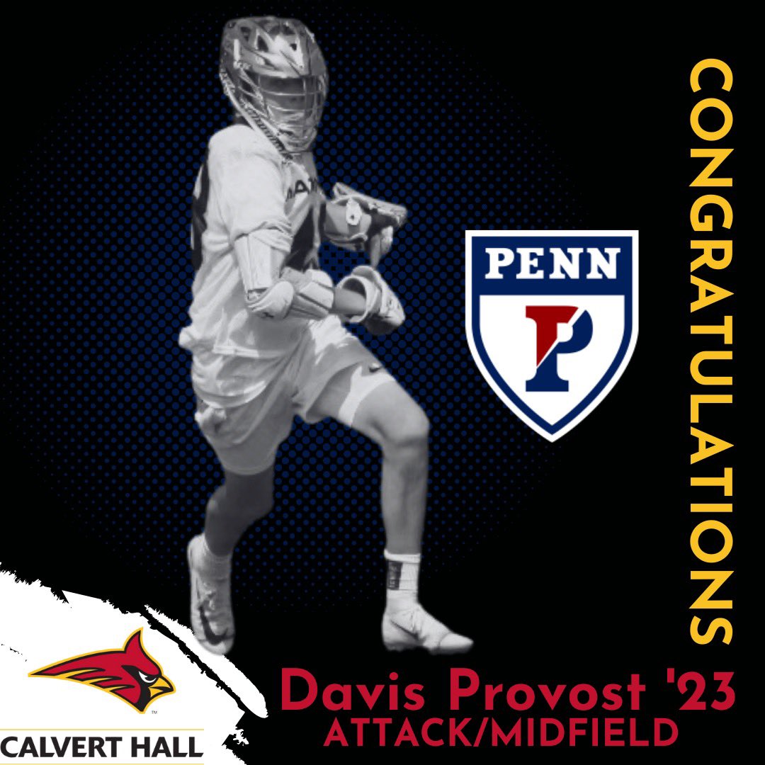 tyxanders's tweet photo. .@ILPreps No. 31 junior Davis Provost ‘23, A, Calvert Hall (Md.) / @MadDogLax has committed to @PennMensLax. A tall, slick lefty scorer from Colorado, Provost spent last year at Culver (Ind.) and had an incredibly successful summer circuit: 
https://t.co/zzx6XC0JpI https://t.co/ZpRrZrDASY