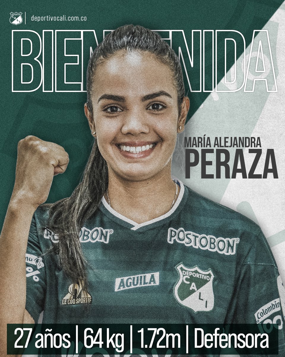 Deportivo Cali Femenino On Twitter Talento Y Seguridad Para Reforzar Nuestra Defensa Maria Alejandra Peraza Mape4 Se Incorpora Al Deportivo Cali Para Aportar Todo Su Potencial En La Zaga Y
