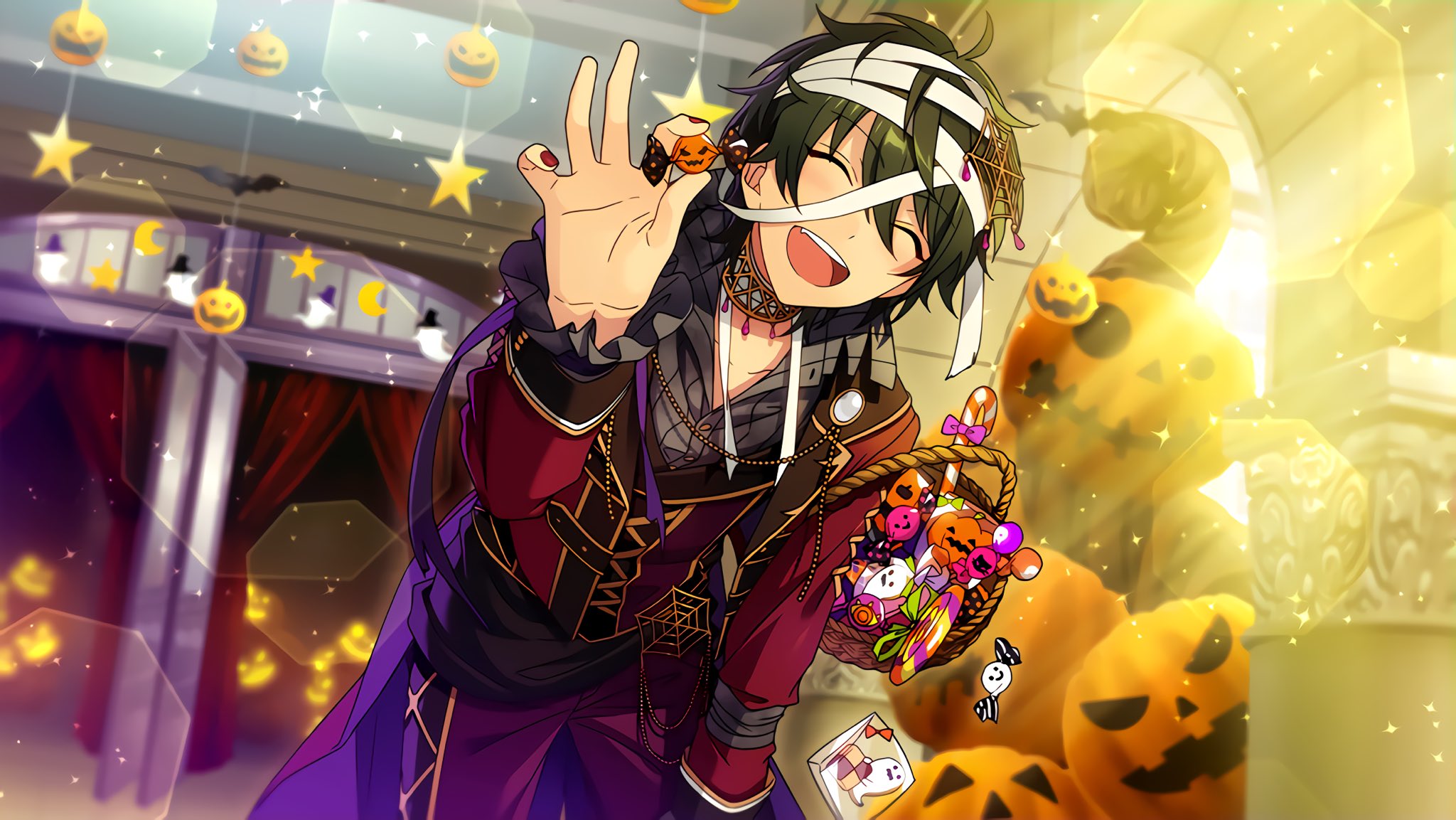 最も  あんスタ 影片みか ビジュアルバスタオル 未開封 ハロウィン タオル・ハンカチ