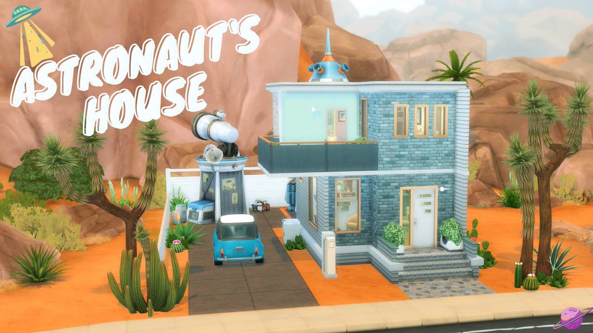 SimFables's tweet image. Is your sim an astronaut? 👩‍🚀 An alien? 🛸 Or just a genius geek who loves space?! 🚀
Then, I have a house for you!

Check out the Speed Build and tour: youtu.be/FSxLG72phlQ
GalleryID: Sims4Blossom

#ShowUsYourBuilds #TheSims4 #TheSims @TheSims