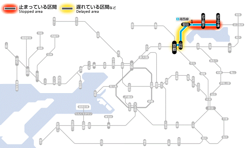 湖西線の運転見合わせ情報 2ページ目 今日現在 リアルタイム最新情報 ナウティス