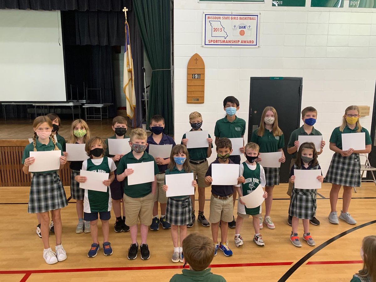 GreenParkLS's tweet photo. We’ve been busy lately with awarding and recognizing students. Among those were Academic Achievement awards and this month’s Character Trait award, Self Control Spiritually. Congratulations to our students for their hard work! 🙌🏽

#GPLS #charactertraitawards #formativefive https://t.co/EvLvjcxZZ6