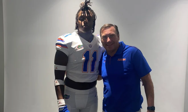 The #Gators are climbing the list for a #Rivals100 defensive end who has been inside the Swamp for every home game so far.

STORY: florida.rivals.com/news/rivals100…