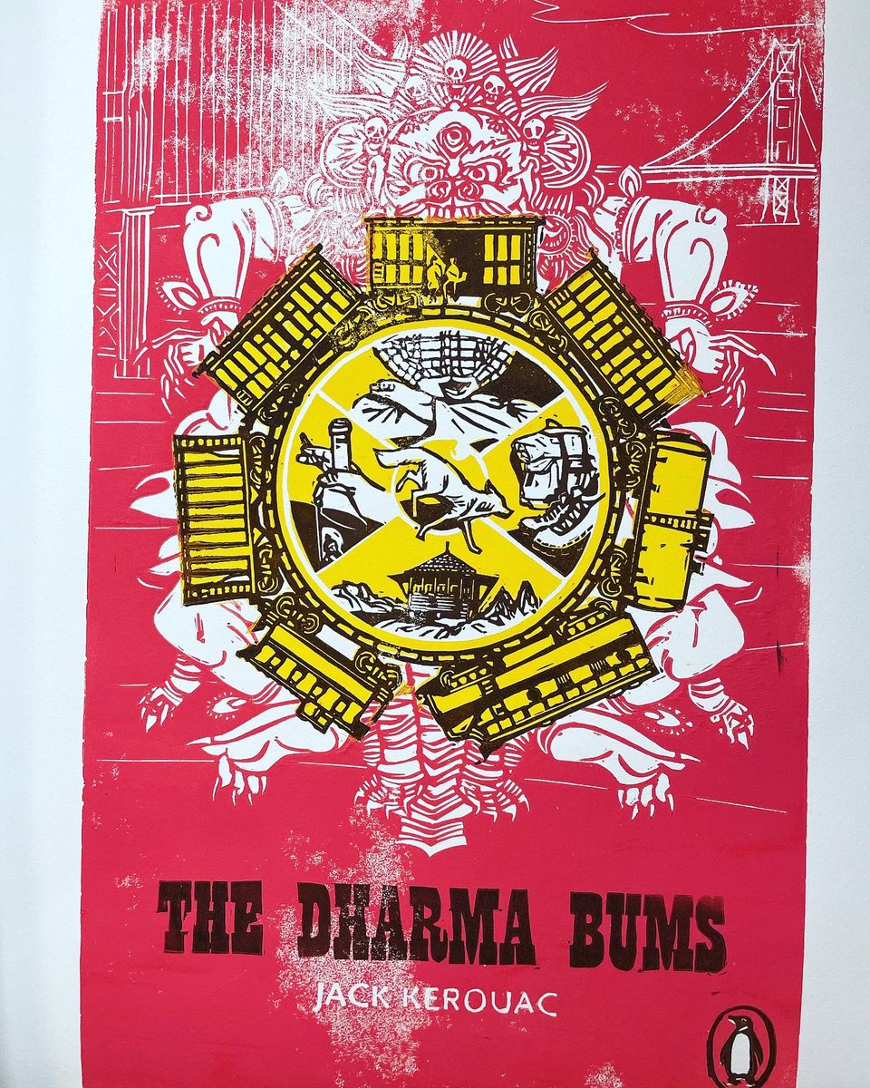 GatelessStudio's tweet image. Everything is packaged and ready to get in the mail for patrons. The fire lookout atop Desolation Peak as described in the final chapters of The Dharma Bums was a primary inspiration in both the monthly and seasonal print.